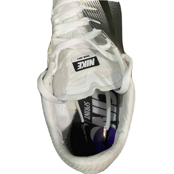 Nike Zoom Ja Fly‎ JaFly 3 Sprint Track White/Grey/Silver 865633-102 Men Sz 14 - Picture 5 of 6